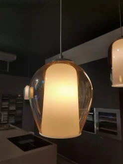 A sospensione Bonnie ambra  Ondaluce con uno sconto esclusivo