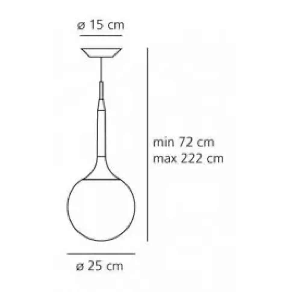 A sospensione Castore da 25 artemide Artemide in Offerta Outlet