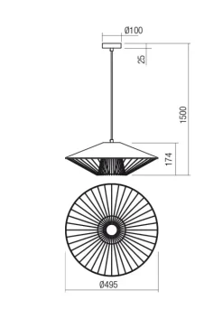 A sospensione Collezione esclusiva Grill 013009 sospensione redo Altri colori con forte sconto