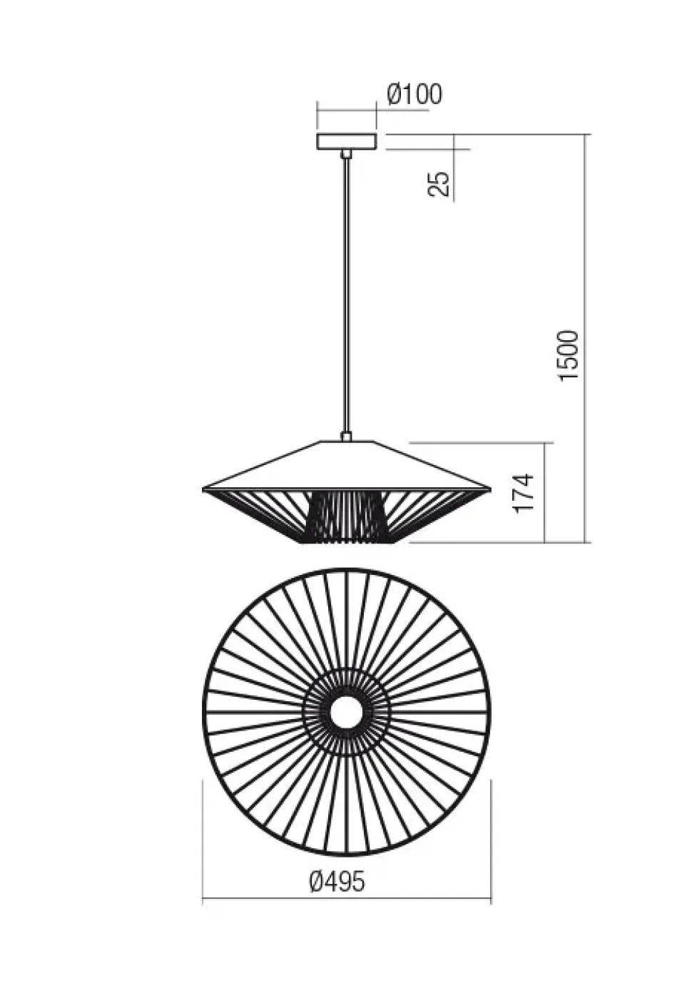 A sospensione Collezione esclusiva Grill 013009 sospensione redo Altri colori con forte sconto