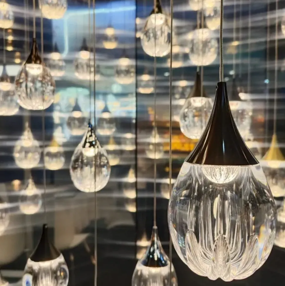 A sospensione Collezione esclusiva Stilla oro illuminati sospensione led Oro in offerta