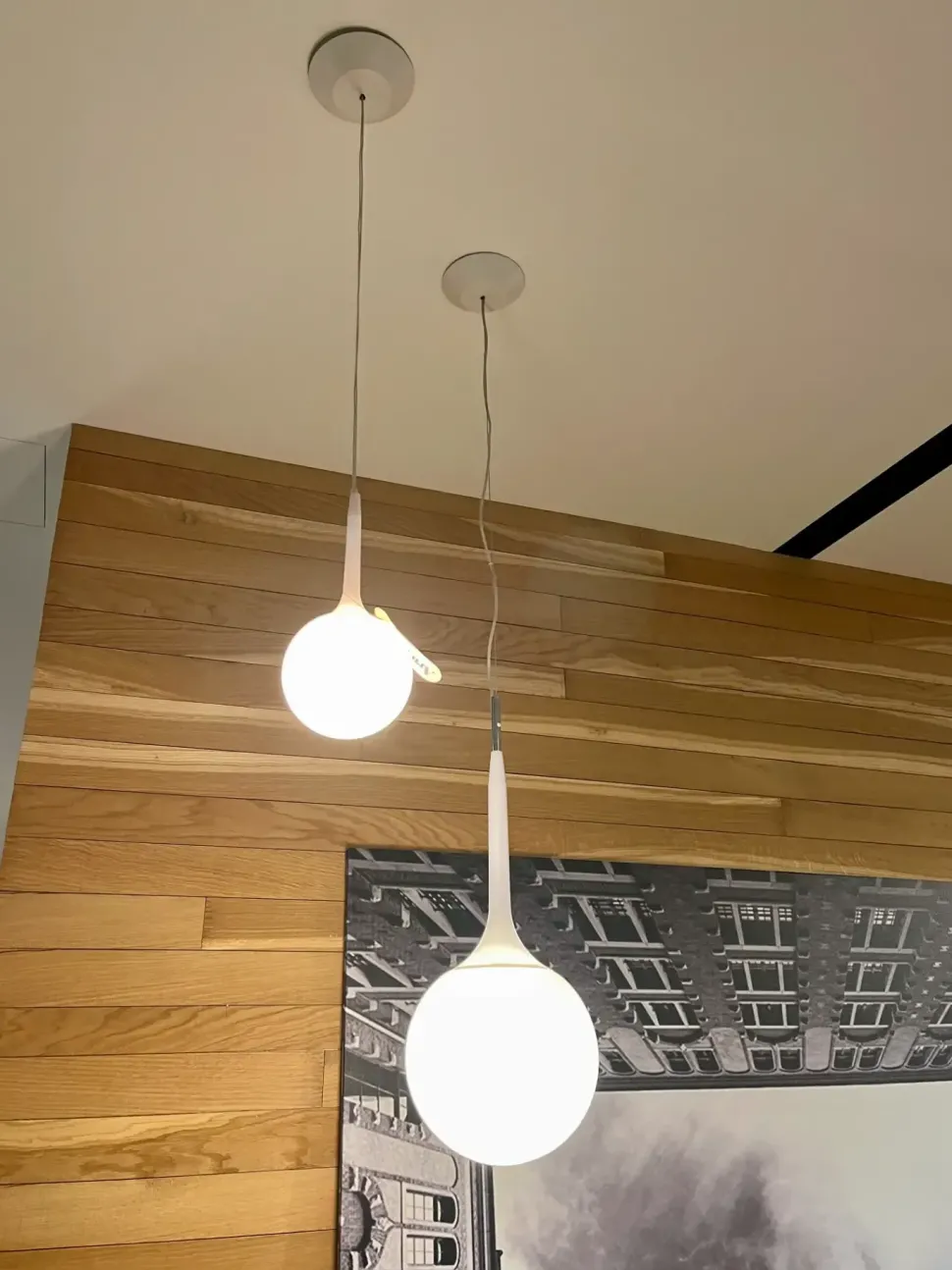 A sospensione Coppia castore 14 e castore 25 Artemide in Offerta Outlet