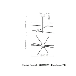 A sospensione Crossroad Bonaldo a prezzo scontato