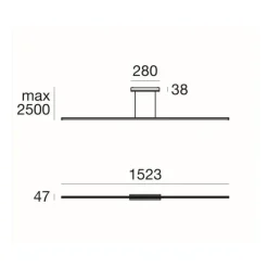 A sospensione in altro 8201 straight sospensione led Linea light in Offerta Outlet