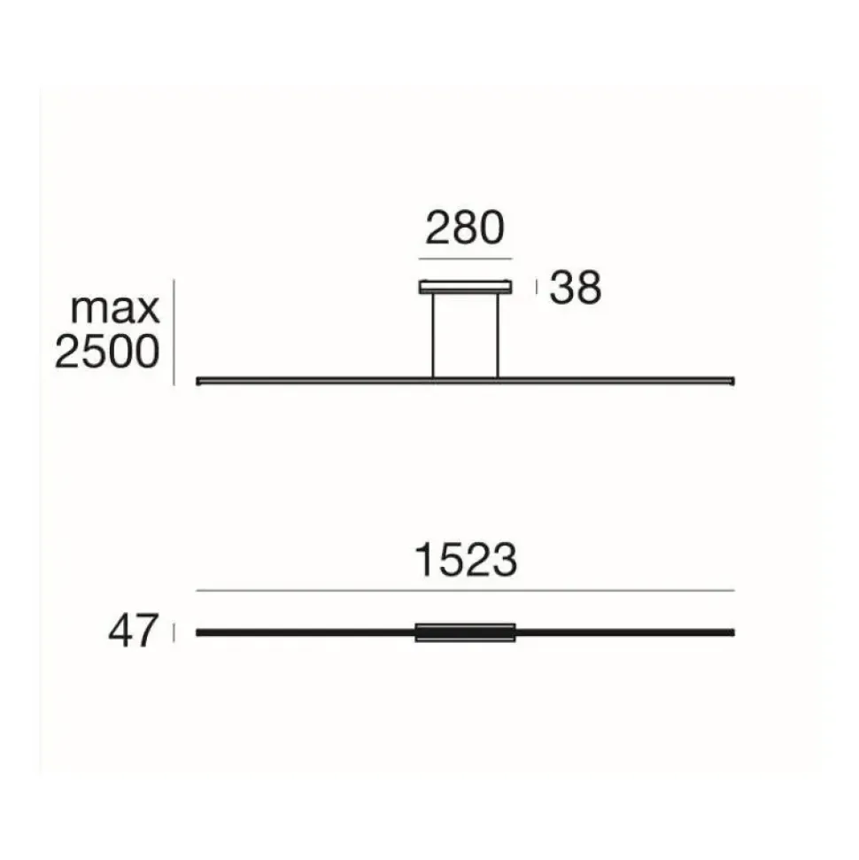A sospensione in altro 8201 straight sospensione led Linea light in Offerta Outlet