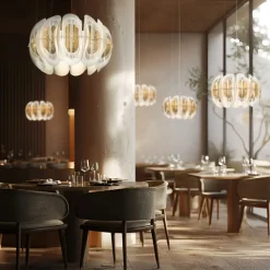 A sospensione in altro Fiordlys slamp sospensione led  36w Slamp a prezzo scontato