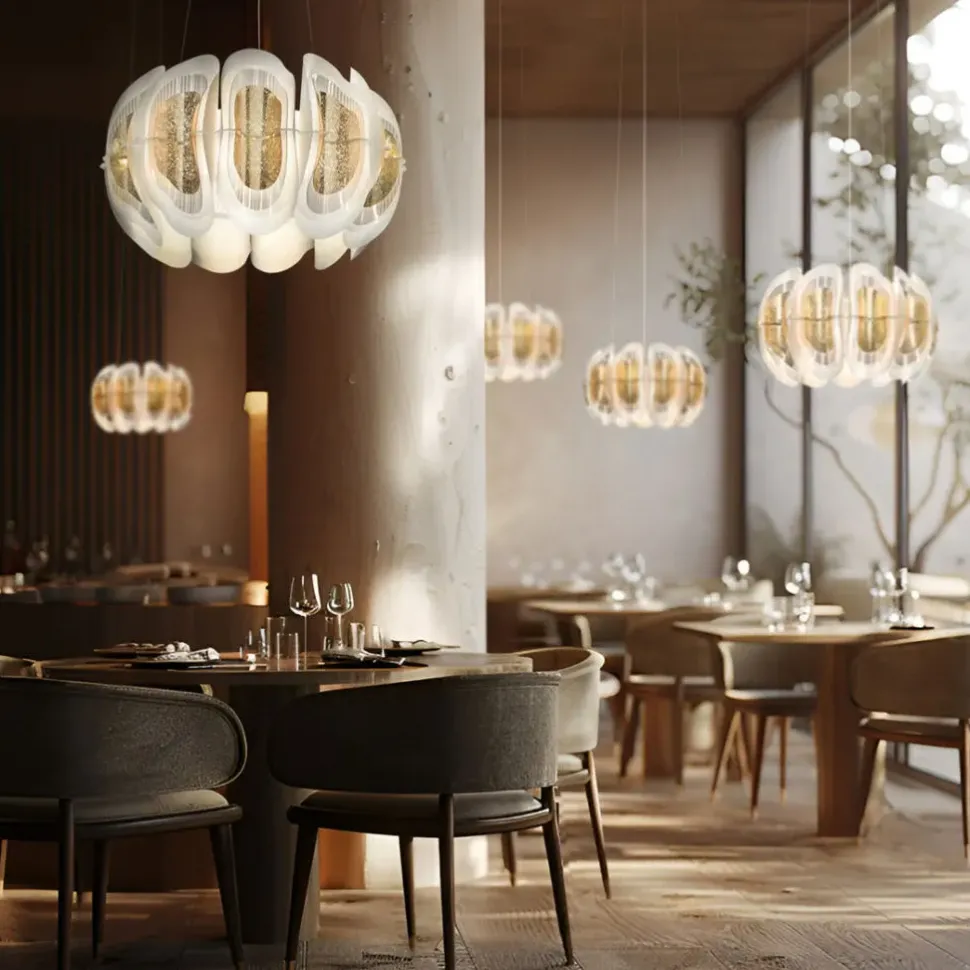 A sospensione in altro Fiordlys slamp sospensione led 36w Slamp a prezzo scontato