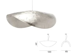 A sospensione in metallo Silver 96 Gervasoni a prezzo scontato