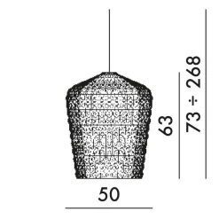 A sospensione Kartell Kabuki Trasparente a prezzi convenienti