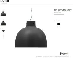 A sospensione Kartell Lampada a sospensione bellissima , kartell Nero a prezzi convenienti