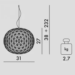 A sospensione Kartell Planet sospensione Altri colori in offerta
