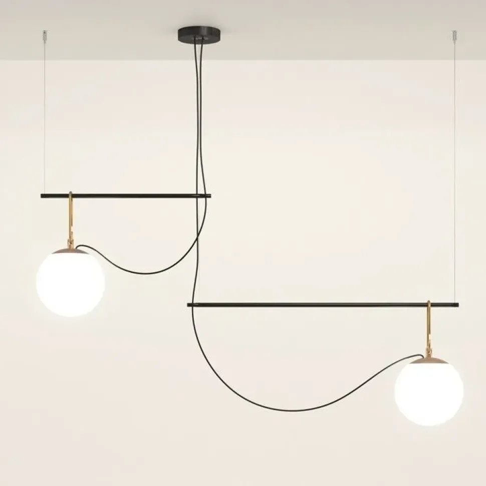 A sospensione Nh s3 2 arms Artemide in Offerta Outlet