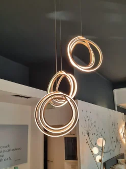 A sospensione Ondaluce So golden  Altri colori con forte sconto