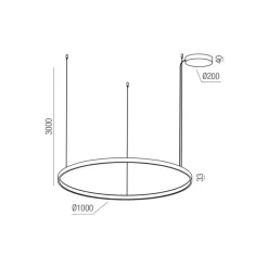 A sospensione Orion redo sospensione led 75w Collezione esclusiva con uno sconto esclusivo