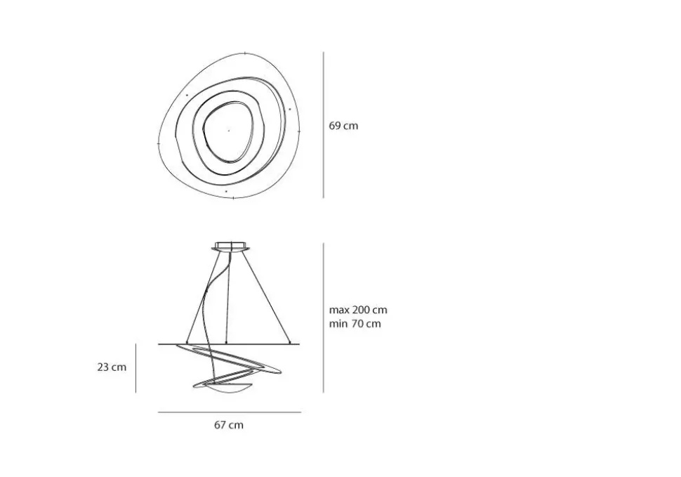 A sospensione Pirce mini sospensioni artemide Artemide a prezzo scontato