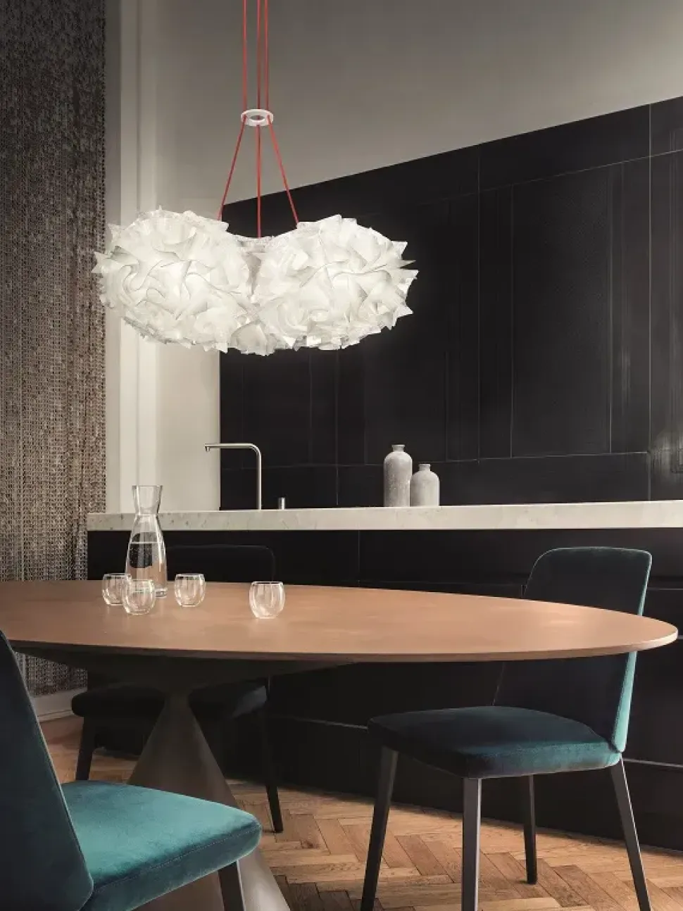 A sospensione Slamp Veli mini trio stile Moderna a prezzi outlet