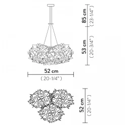 A sospensione Slamp Veli mini trio stile Moderna a prezzi outlet