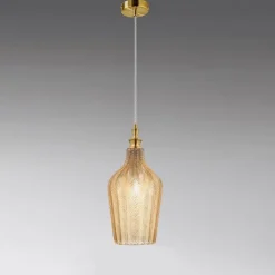 A sospensione stile Classica Cleofe s12 gea luce sospensione  vetro  Collezione esclusiva in offerta