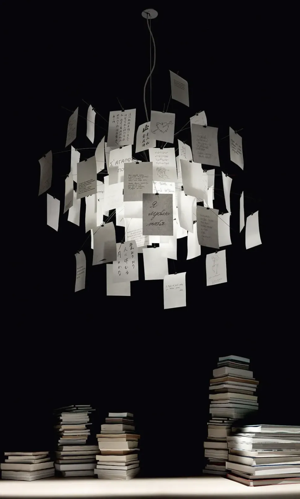 A sospensione stile Design Zettel Ingo maurer in saldo