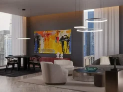 A sospensione stile Moderna Orion redo sospensione led 58w Collezione esclusiva in offerta