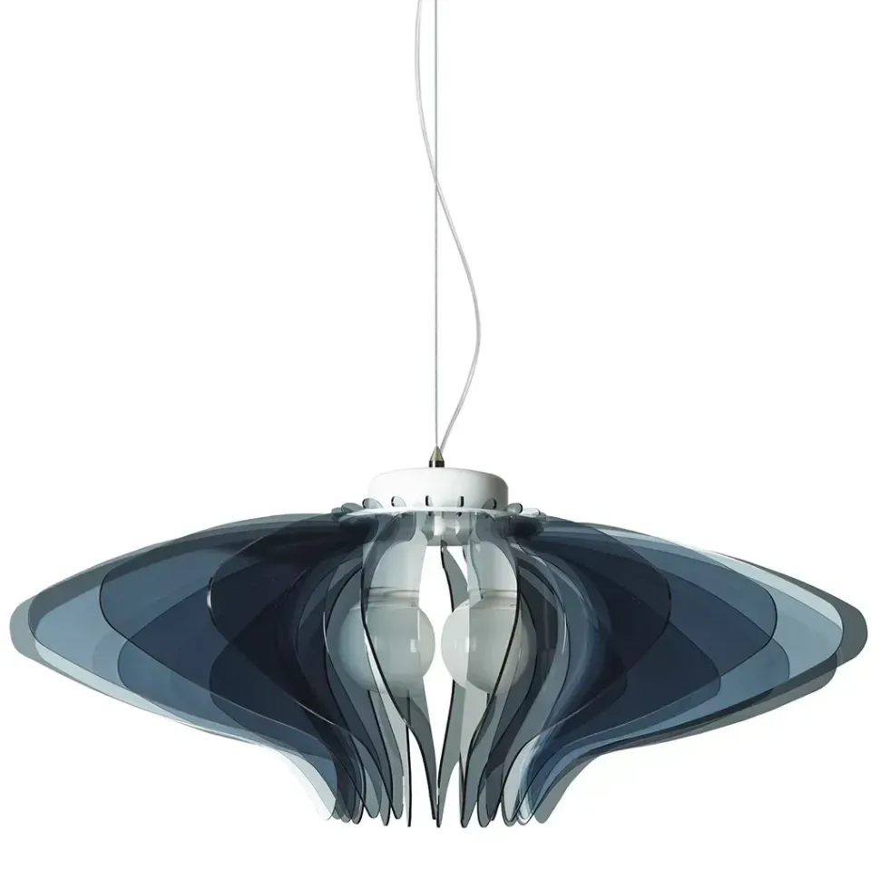 A sospensione stile Moderna Cigno xxl fume' Emporium a prezzi outlet