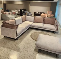 Angolare Divano luxury velluto e piuma Md work in OFFERTA - 45%