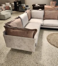 Angolare Divano luxury velluto e piuma  Md work in OFFERTA - 45%