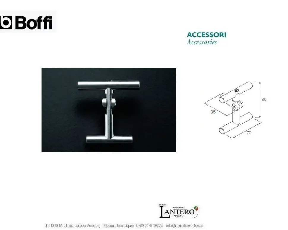 Appendiabiti Boffi minimal kimbt01 Boffi in metallo in Offerta Outlet