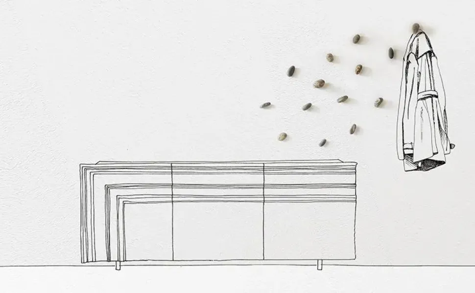 Appendiabiti Minotti italia modello Meteore a prezzo ribassato