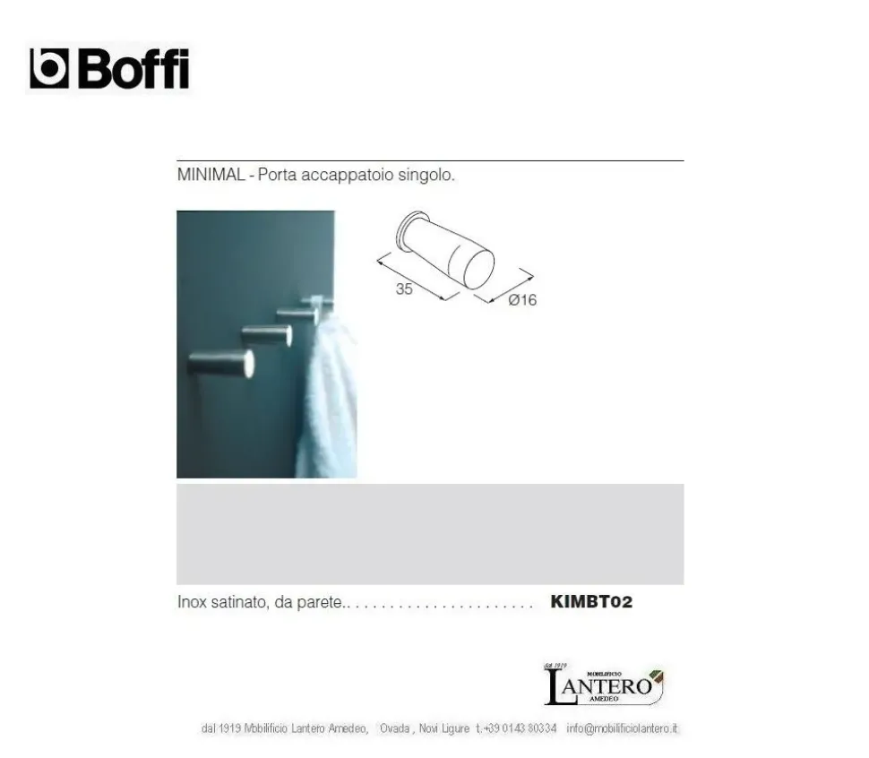 Appendiabiti modello Minimal kimbt02 di Boffi a prezzi ribassati