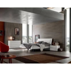 Approfitta dello sconto 30% sul letto Parentesi con testiera imbottita  di Santalucia