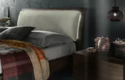 Approfitta dello sconto 30% sul letto Parentesi con testiera imbottita di Santalucia