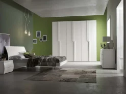 Approfitta dello sconto 30% sul letto Parentesi con testiera imbottita di Santalucia