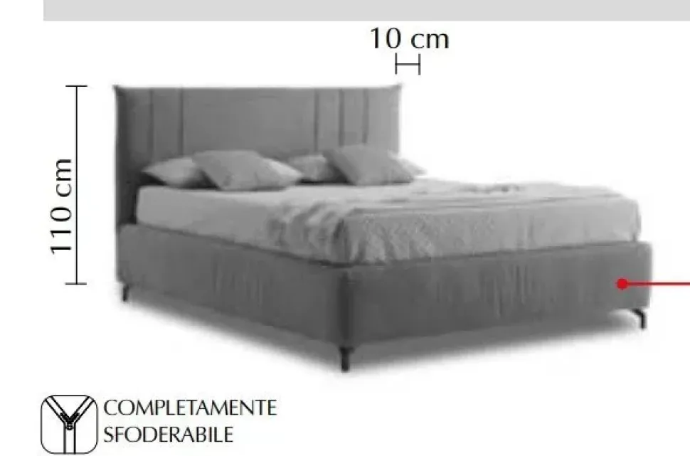 Approfitta dello sconto 45% sul letto Malle di Artigianale