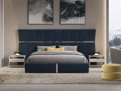 Approfitta dello sconto 38% sul letto Letto luxury maxi acciaio velluto di Md work