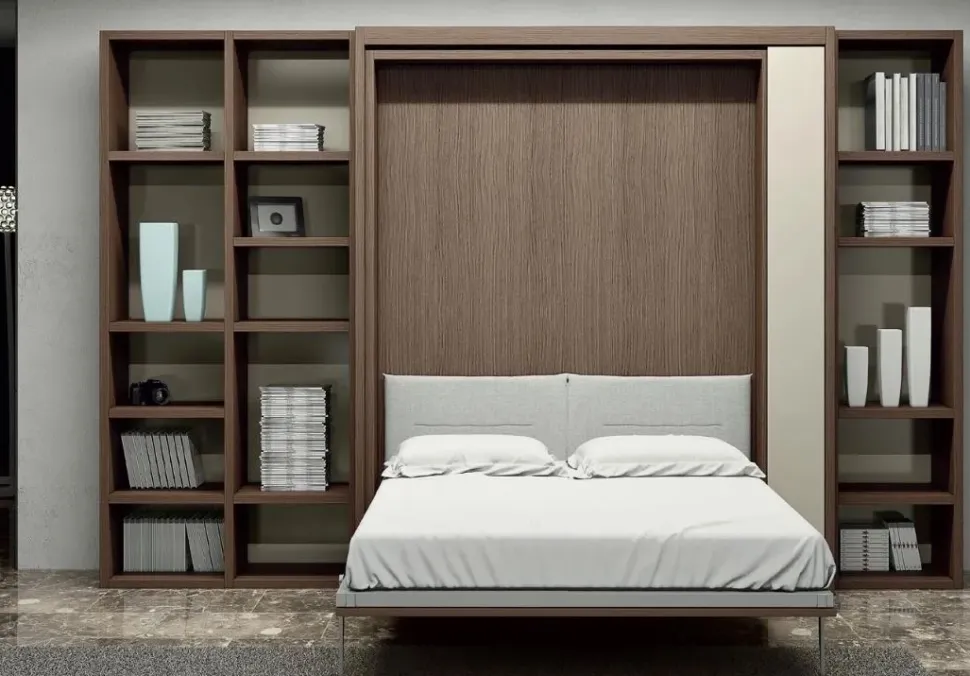 Approfitta dello sconto 32% sul letto Letto a scomparsa matrimoniale girevole system live di Artigianale