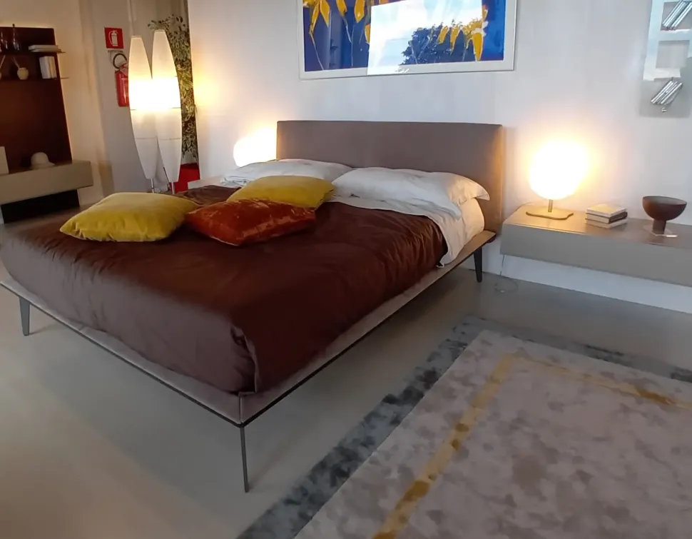 Approfitta dello sconto 30% sul letto Xilo testata imbottita di Alf da fre