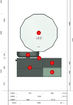 Arbi Street: mobile bagno a prezzo Outlet. Design moderno e funzionale.