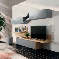 Architetto: Soggiorno Orme Light Day 13 in laminato opaco. Offerta Outlet!