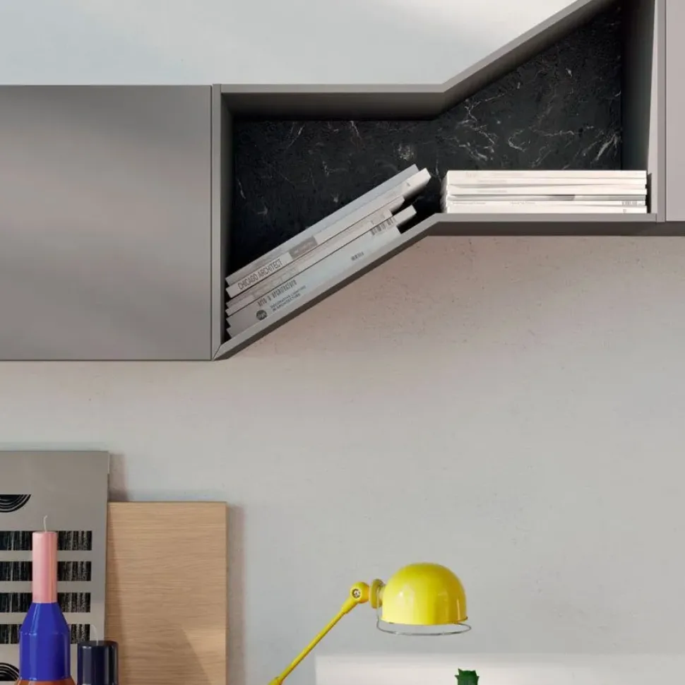 Architetto: Soggiorno Orme Light Day 13 in laminato opaco. Offerta Outlet!