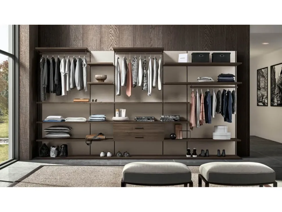 Armadio * z01 realizzato in laminato materico di Artigianale scontato -40%