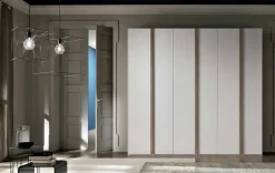 Armadio ante battenti in laminato materico City 122 Gierre mobili scontato