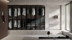 Armadio ante battenti in vetro Anta glass Homes scontato