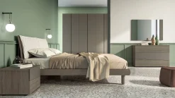 Armadio ante battenti in laminato materico modello Anta j di Santalucia