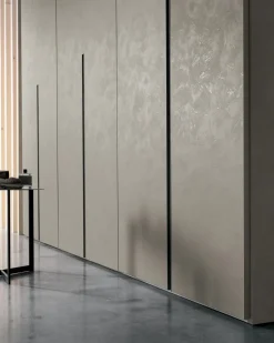 Armadio ante battenti in laminato materico Doris di Tomasella