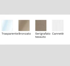 Armadio ante battenti in legno Armadio battente anta glass vetro e legno Mottes selection scontato