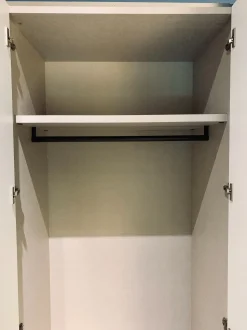 Armadio ante battenti in laccato opaco Mill Morassutti scontato