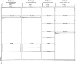 Armadio ante battenti in legno Gliss master blend di Molteni & c