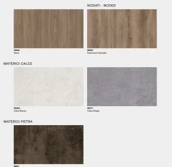 Armadio ante battenti in laminato materico Vela di Marka