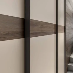 Armadio ante scorrevoli in laminato materico Power 08 di Zg mobili